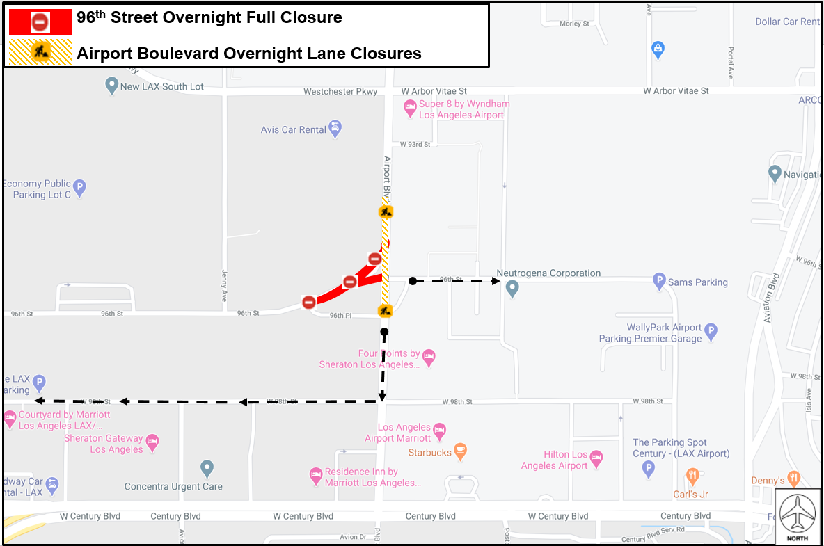 Intermittent Lane Reductions on Arbor Vitae Street