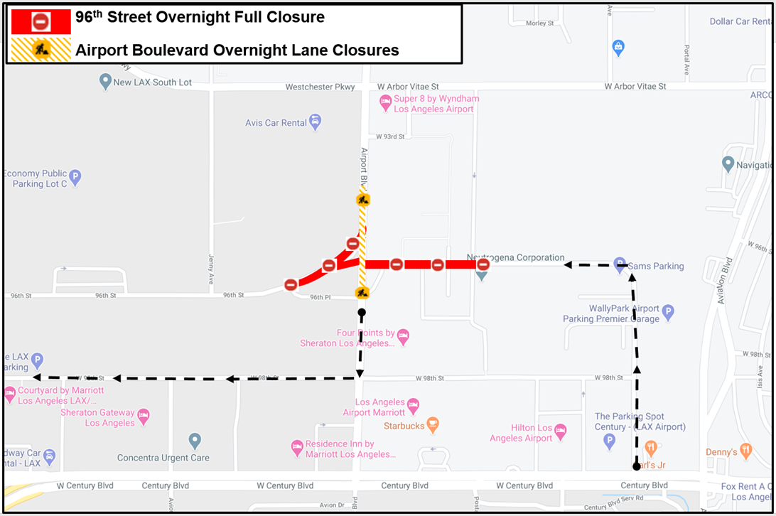 Full Overnight Closure on 96th Street